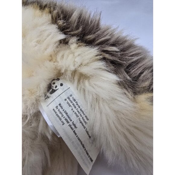 World Wildlife Fund WWF Gray Timber Wolf Plush Stuffed Toy- Realistic Looking - Picture 8 of 15